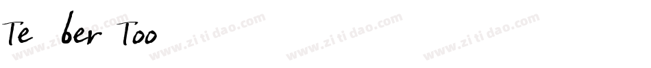 Teddybers Too字体转换